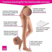 Medi Sheer & Soft for Women, 20-30 mmHg, Compression - Open Toe