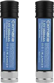 Exmate 3.6 V 3.5 Ah Replacement Battery for Black & Decker Versapak VP100 VP130 VP100C VP105 VP105C VP110 VP110C VP143 Pack of 2