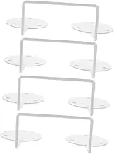 GAROZATION 4pcs Mattress Holder Bars Non-Slip Mattress Gripper Slide Stopper Bed Frame Slide Stoppers