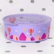 NEW Tupperware Cookie Biscuit Baseline Canister in Mauve Balloons Mountain