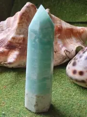 Amazonite Carved Gemstone Tower 59g (C4)