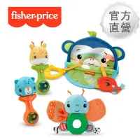 在飛比找momo購物網優惠-【Fisher price 費雪】感官訓練套裝(五感啟發玩具