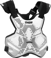 THOR 2701-1317 Sentinel LTD Race Guard - White - M/L