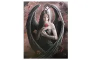 Anne Stokes Angel Rose Canvas (Multicoloured) (Small)
