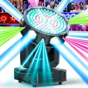 3-Axis 200W 6 LED Laser Moving Head Light RGBW DMX Stage Light Disco Party Light