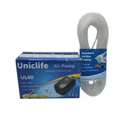 Uniclife AIR PUMP Ultra Quiet Multi Speed With New Penn-Plax 25ft Air Tubing