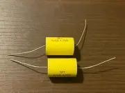 2 x 5.6uF 250V 5.6mfd NP Non Polarized Crossover Audio Capacitor MPT Film