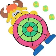 JOINPAYA 1 Set Parent Interactive Sticky Target Fun Dart Throwing Game for Improves Coordination for Indoor Recreation and Family Bonding