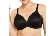 Berlei Womens Lift & Shape Non Contour Underwire Black Bra