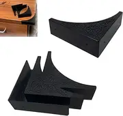 4 Pcs Corner Protector Metal Box Edge Safety Guard Cabinet Furniture Corner Metal Bumpers