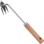 Weeder Tool | Hand Weeder Puller,Ergonomic Handle Heavy Duty 3 Teeth Picker Grass Removal for Vegetable Farm Backyard Flower Lawn Yard