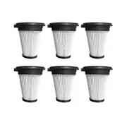6pcs Hepa Filters For Handheld Cordless Vacuum Cleaner as shown