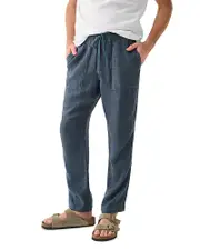 Faherty Linen Drawstring Pants