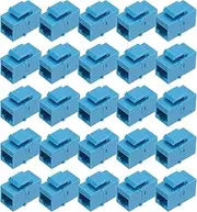 uxcell 25 Pack RJ45 Ethernet Coupler, Female to Female Cat6 Coupler Ethernet Extension Adapter Network Connector for Cat6/Cat5e/Cat5,Blue
