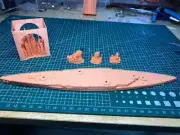 3D Printed 1/700 German Mauch-class Battlecruiser Unpainted Model Kit NEW