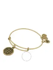 Alex and Ani Initial Monogram Letter U Bracelet Gold 536
