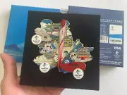 BeiJing 2022 Winter Olympic Torch Relay Big Pin Set LE5000