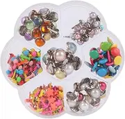 TEHAUX Boxes of Assorted Mm Mini Brads Craft Nails for Boys and Girls Sturdy Handmade DIY Materials Safe for Boy Girl Colorful Craft Kit