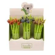 Pack of 3 Novelty Koala Bear Gel Ink Pens Black Refillable Signature Pen 0.5mm