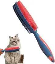 Cat Brush for Shedding - Double-Sided Dog Comb,Portable Grooming Tool, Hair Removal Gadget for Long and Short Haired Pets