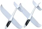 CHICAMPERA 2Pcs Graffiti Foam Airplane Hand Throwing Plane for Creative DIY Glider Models Fun Outdoor Present