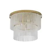 Pamela Luxury Frosted Glass Ceiling Lampg Light Gold