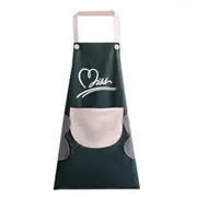2Pcs Home Waterproof Hand Wiping Kitchen Apron Beloved Waterproof Polyester Apron Japanese Style Cute Household Apron