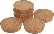 Kisangel 6 Pcs Cork Lids for Glass Planters Plant Terrarium Lids for Hydroponic Vases Succulent Planters Canning Jar Plugs Durable Decorative Accessory for Home Wedding Decor
