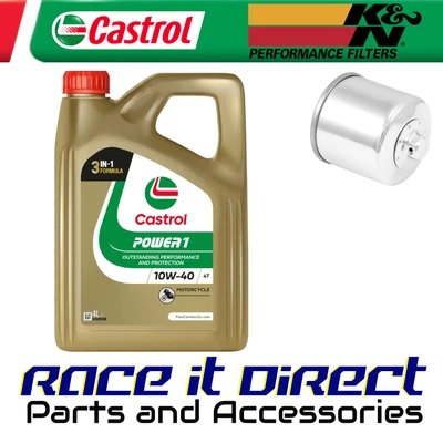 Service Kit for Triumph 1050 Speed Triple R 2012-2018 Chrome Castrol & K&N