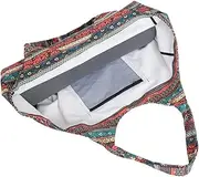YARNOW Ethnic Print Yoga Sling Sports Bag Drawstring for Gym Hiking and Daily Carry