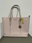 Michael Kors Jet Set Travel Large Shoulder Tote Saffiano Leather Blush NWT!