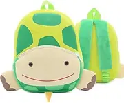 Cute Toddler Backpack Toddler Bag Plush Animal Cartoon Mini Travel Bag for Baby Girl Boy 1-6 Years (Turtle)
