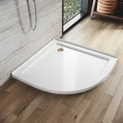 ELEGANT SMC Curved Durable Solid Shower Bases