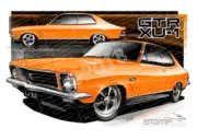 HOLDEN TORANA LJ XU1 LONE RANGER A2 FRAMED PRINT (HC49F)