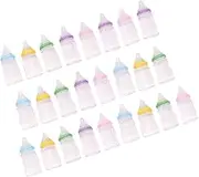 Miniature Baby Bottle Toys 25pcs Baby Shower Supplies for Boys and Girls