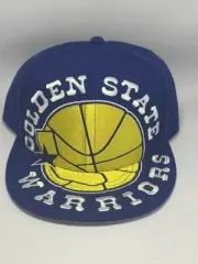 Golden State Warriors Big Logo Mitchell And Ness Snapback Hat