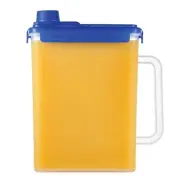 LocknLock Aqua Fridge Door Water Jug with Handle BPA Free Plastic Pitcher wit...