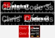 Code 3 Adhesive Vinyl Trailer Decals - Dalessi - 1/50 1/64 1/76 1/148