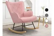 ALFORDSON Rocking Chair Armchair Lounge Accent Chair Boucle