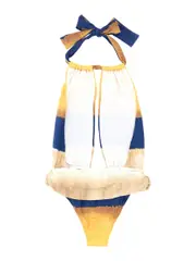 [Alberta Ferretti] Alberta Ferretti-One Piece Swimsuit With Tie Dye Print-Donna 40