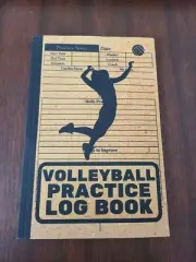 VOLLEYBALL PRACTICE LOG BOOK BRAND NEW