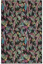 RPLIFE Colorful Feathers Floral Dish Cloth Set, 28x18 Absorbent Chefs Towels