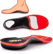 Plantar Fasciitis High Arch Support Insoles for Men Women Insert for Feet 220+lb