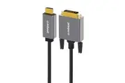 mbeat Tough Link 1.8m HDMI Male To DVI Male Adapter Display Cable - Grey Black