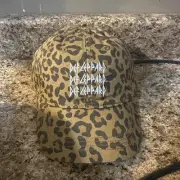 Def Leppard Baseball Cap Tan Animal Print Unisex Adult OSFM Strapback