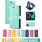 For iPhone 15 14 13 12 11 Pro Max 7 8 Plus SE XS Wallet Case Leather Flip Cover
