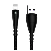 S-M393 Simple Series X Light 2.4A USB to 8 Pin Fast Charging Cable, Cable Length: 1m(Black)