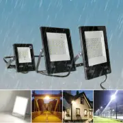 LED Floodlight 10/20/30/50/100W Cool White Flood Lamp Waterproof Garden Outdoor