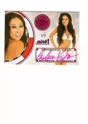CANDACE KITA 2 CARD AUTO LOT 2012 BENCH WARMER PINK AUTO #ed 3/5 & 2010 BW AUTO