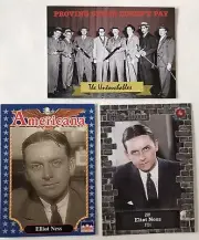 Elliot Ness, Untouchables 2023 HISTORIC AUTOGRAPHS Cards Mob 1 & 2,Americana